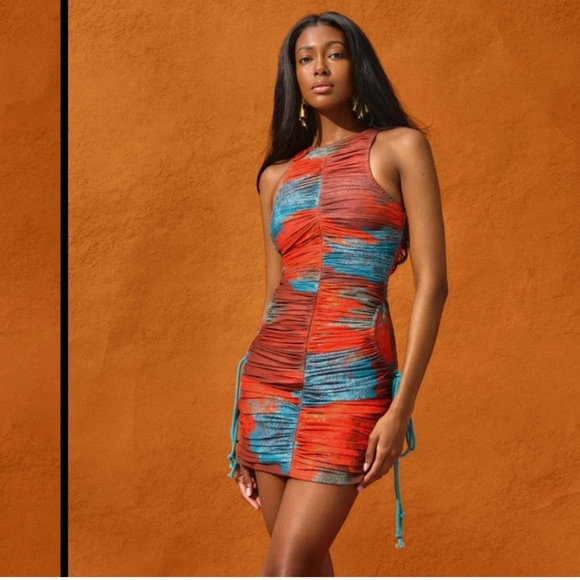 Andrea Iyamah KASI MESH MINI DRESS - Picture 6 of 16